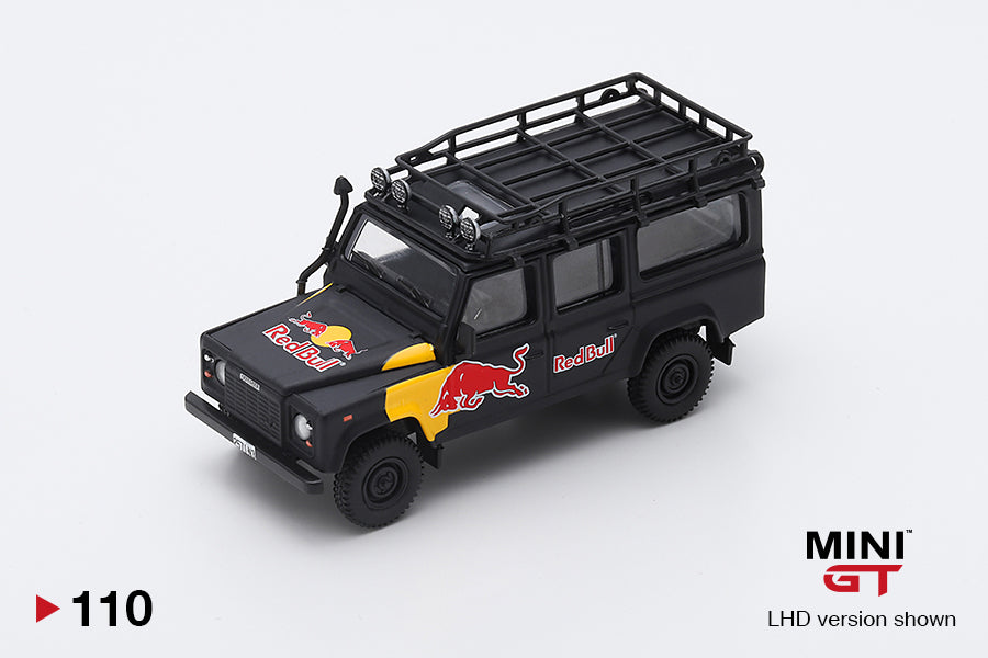 Mô hình xe Mini GT 1:64 Land Rover Defender 110 Red Bull LUKA - MGT00110-L