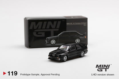 Mô hình xe Mini GT 1:64 BMW M3 AC Schnitzer S3 Sport Black - MGT00119