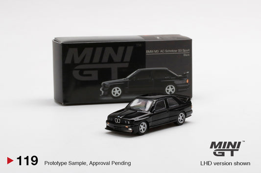 Mô hình xe Mini GT 1:64 BMW M3 AC Schnitzer S3 Sport Black - MGT00119
