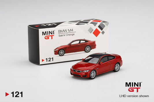 Mô hình xe Mini GT 1:64 BMW M4 (F82) Sakhir Orange - MGT00121