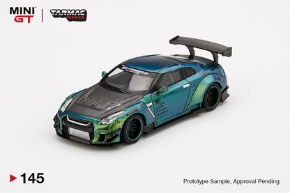Mô hình xe Mini GT 1:64 LB★WORKS Nissan GT-R (R35) Magic Green - MGT00145