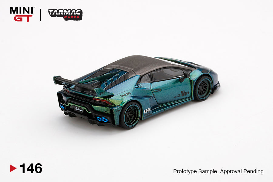 Mô hình xe Mini GT 1:64 LB★WORKS Lamborghini Huracán GT Magic Green - MGT00146
