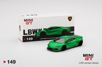 Mô hình xe Mini GT 1:64 LB★WORKS Lamborghini Huracán ver. 2 Green - MGT00149