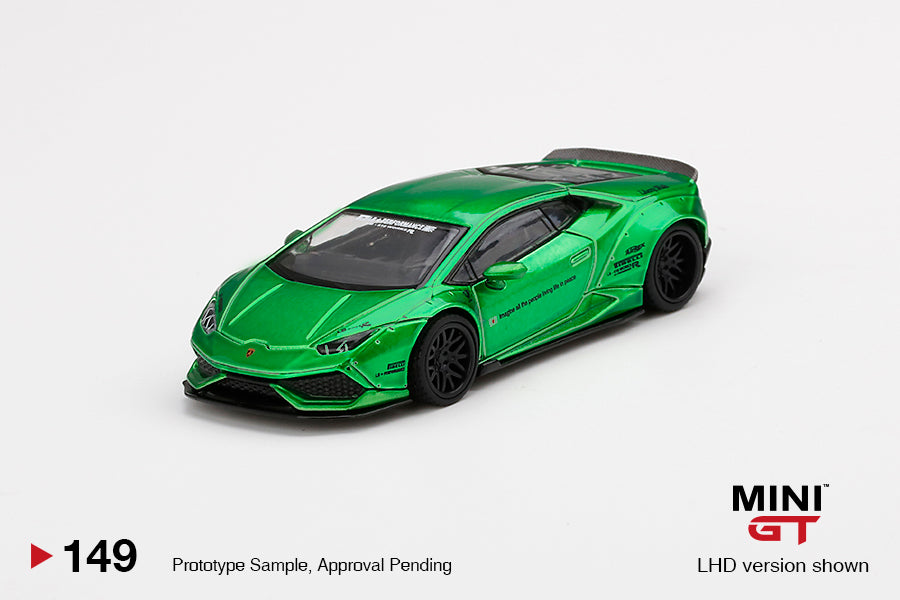 Mô hình xe Mini GT 1:64 LB★WORKS Lamborghini Huracán ver. 2 Green - MGT00149