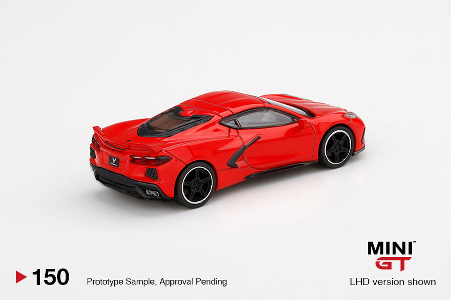 Mô hình xe Mini GT 1:64 Chevrolet Corvette Stingray 2020 Torch Red - MGT00150