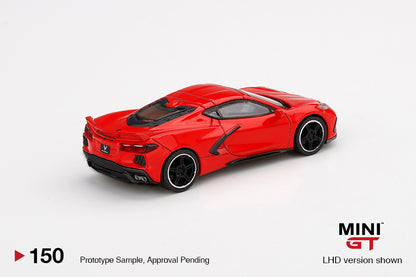 Mô hình xe Mini GT 1:64 Chevrolet Corvette Stingray 2020 Torch Red - MGT00150