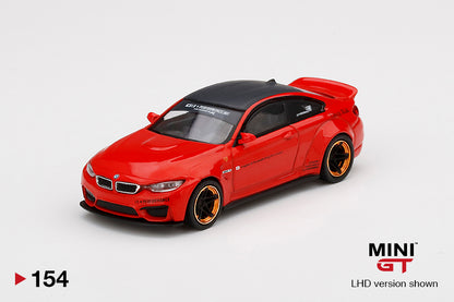 Mô hình xe Mini GT 1:64 LB★WORKS BMW M4 Red w/ Copper Wheel - MGT00154
