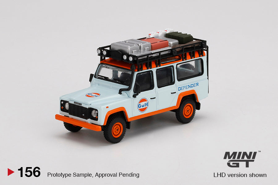 Mô hình xe Mini GT 1:64 Land Rover Defender 110 Gulf - MGT00156-MJ