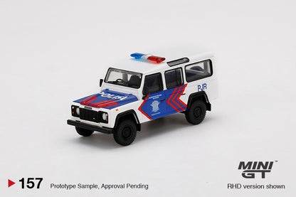 Mô hình xe Mini GT 1:64 Land Rover Defender 110 Korlantas Polri – Indonesian Traffic Police - MGT00157
