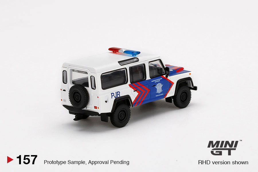 Mô hình xe Mini GT 1:64 Land Rover Defender 110 Korlantas Polri – Indonesian Traffic Police - MGT00157