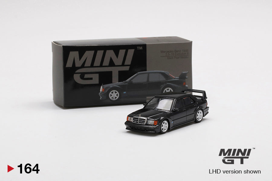Mô hình xe Mini GT 1:64 Mercedes-Benz 190E 2.5-16 Evolution II Black Pearl Metallic - MGT00164