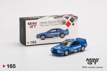 Mô hình xe Mini GT 1:64 Nissan Skyline GT-R (R32) Gr. A #12 Calsonic 1990 - MGT00165-R