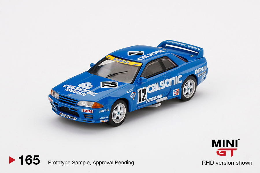 Mô hình xe Mini GT 1:64 Nissan Skyline GT-R (R32) Gr. A #12 Calsonic 1990 - MGT00165-R