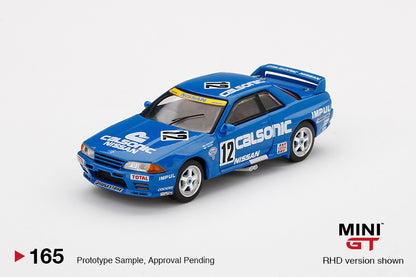 Mô hình xe Mini GT 1:64 Nissan Skyline GT-R (R32) Gr. A #12 Calsonic 1990 - MGT00165-R