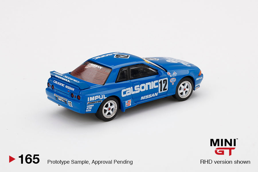 Mô hình xe Mini GT 1:64 Nissan Skyline GT-R (R32) Gr. A #12 Calsonic 1990 - MGT00165-R