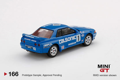 Mô hình xe Mini GT 1:64 Nissan Skyline GT-R (R32) Gr. A #1 Calsonic 1991 Japan Touringcar Championship - MGT00166