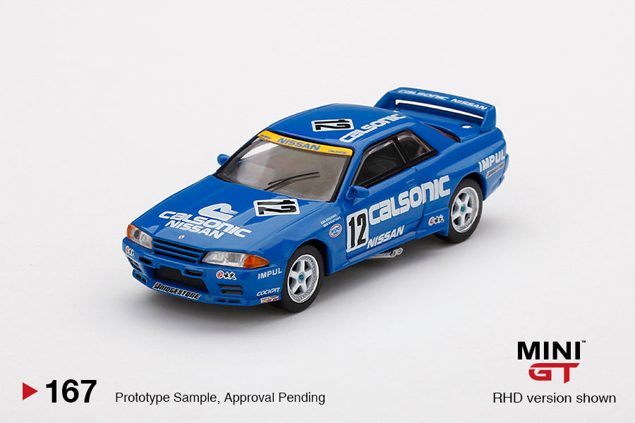 Mô hình xe Mini GT 1:64 Nissan Skyline GT-R (R32) Gr. A #12 Calsonic 1992 Japan Touringcar Championship - MGT00167