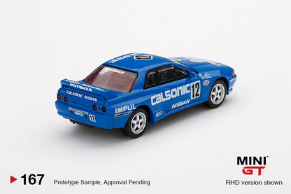 Mô hình xe Mini GT 1:64 Nissan Skyline GT-R (R32) Gr. A #12 Calsonic 1992 Japan Touringcar Championship - MGT00167