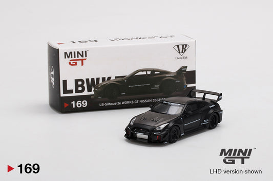 Mô hình xe Mini GT 1:64 LB-Silhouette WORKS GT NISSAN 35GT-RR Ver.1 Matte Black - MGT00169