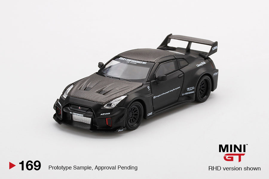 Mô hình xe Mini GT 1:64 LB-Silhouette WORKS GT NISSAN 35GT-RR Ver.1 Matte Black - MGT00169