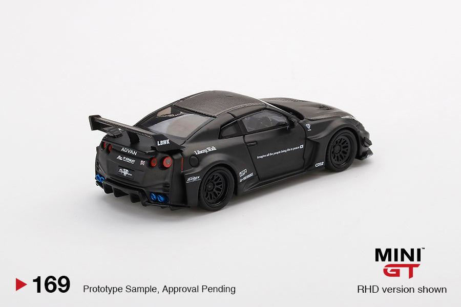 Mô hình xe Mini GT 1:64 LB-Silhouette WORKS GT NISSAN 35GT-RR Ver.1 Matte Black - MGT00169