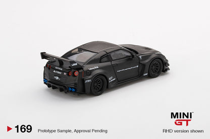 Mô hình xe Mini GT 1:64 LB-Silhouette WORKS GT NISSAN 35GT-RR Ver.1 Matte Black - MGT00169