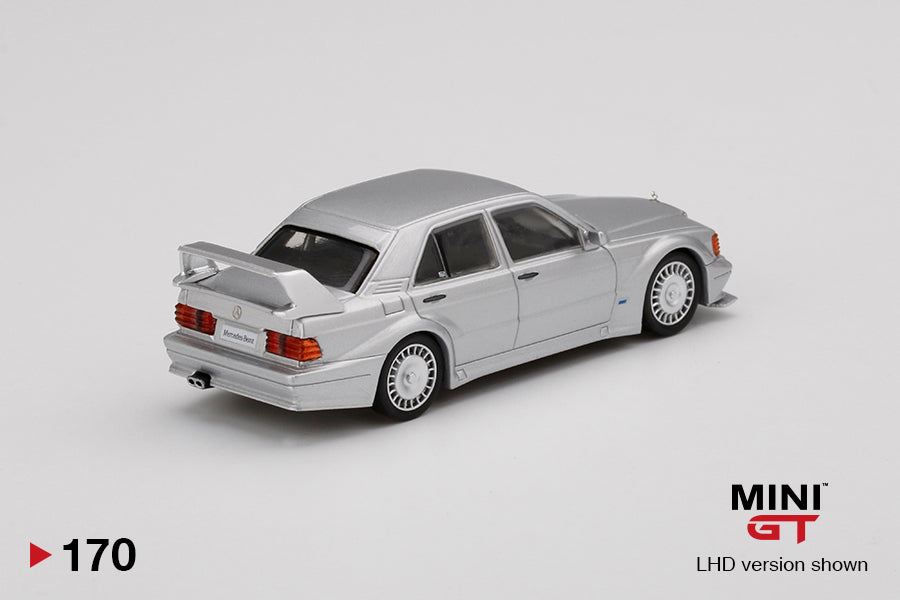 Mô hình xe Mini GT 1:64 Mercedes-Benz 190E 2.5-16 Evolution II DTM Silver - MGT00170