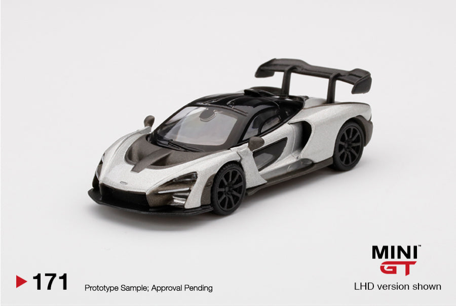 Mô hình xe Mini GT 1:64 McLaren Senna Silver - MGT00171