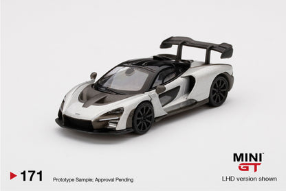 Mô hình xe Mini GT 1:64 McLaren Senna Silver - MGT00171