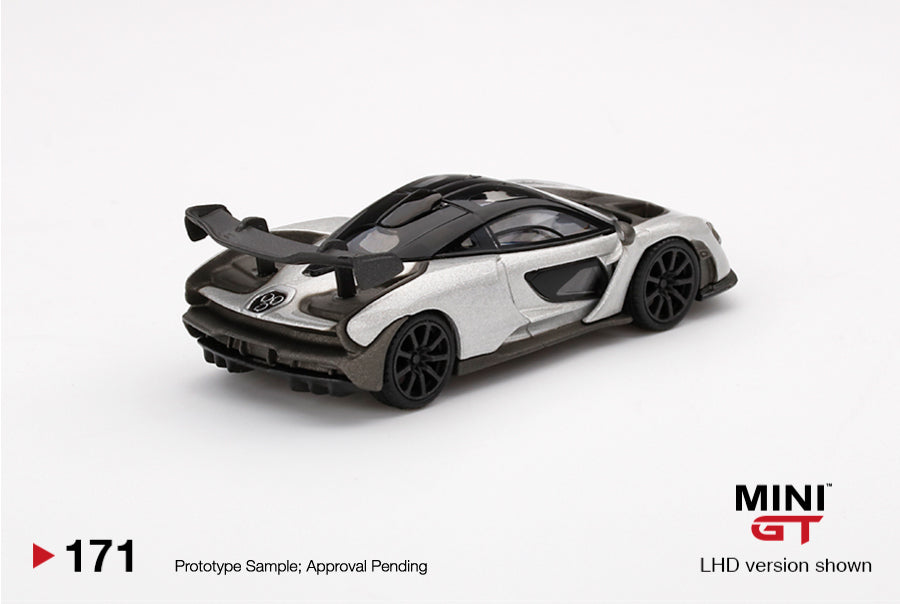 Mô hình xe Mini GT 1:64 McLaren Senna Silver - MGT00171