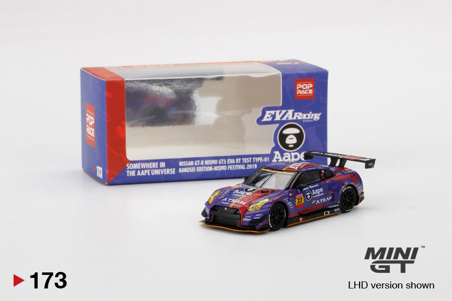 Mô hình xe Mini GT 1:64 Nissan GT-R Nismo GT3 EVA 01 Kakusei Edition - Nismo Festival 2019 - MGT00173