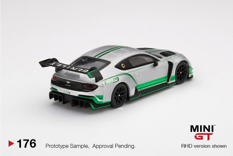 Mô hình xe Mini GT 1:64 Bentley Continental GT3 2018 Presentation Car - MGT00176
