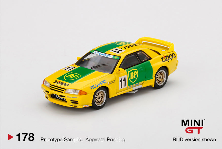 Mô hình xe Mini GT 1:64 Nissan Skyline GT-R (R32) Gr. A #11 BP 1993 Japan Touringcar Championship - MGT00178