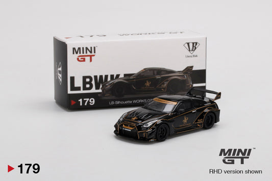 Mô hình xe Mini GT 1:64 LB-Silhouette WORKS GT NISSAN 35GT-RR Ver.1 JPS - MGT00179