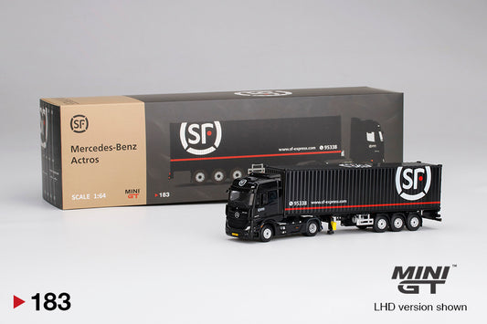 Mô hình xe Mini GT 1:64 Mercedes-Benz Actros Container Lorry SF Express China Edition - MGT00183-L