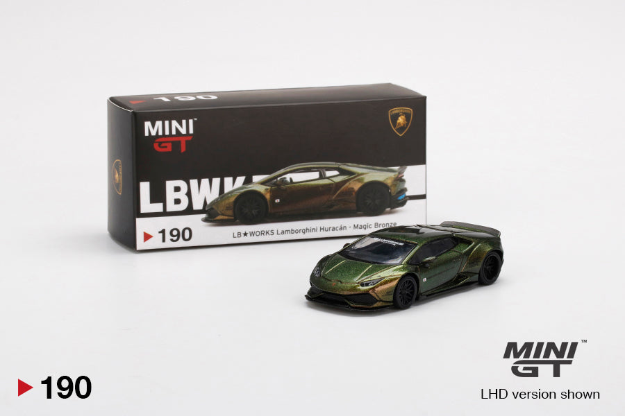 Mô hình xe Mini GT 1:64 LB★WORKS Lamborghini Huracán ver. 2 Magic Bronze - MGT00190