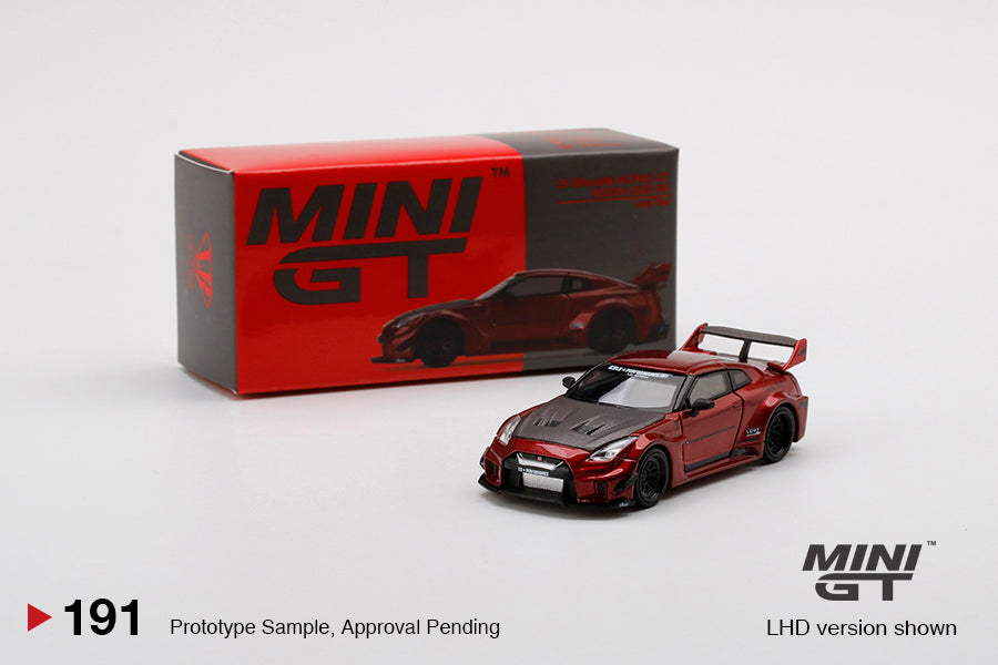 Mô hình xe Mini GT 1:64 LB-Silhouette WORKS GT NISSAN 35GT-RR Ver.1 Lava Red - MGT00191