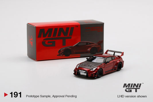 Mô hình xe Mini GT 1:64 LB-Silhouette WORKS GT NISSAN 35GT-RR Ver.1 Lava Red - MGT00191