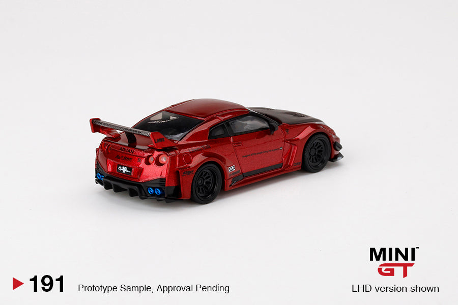 Mô hình xe Mini GT 1:64 LB-Silhouette WORKS GT NISSAN 35GT-RR Ver.1 Lava Red - MGT00191