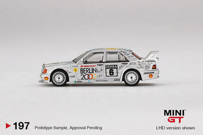Mô hình xe Mini GT 1:64 Mercedes-Benz 190E 2.5-16 Evolution II #6 - MGT00197