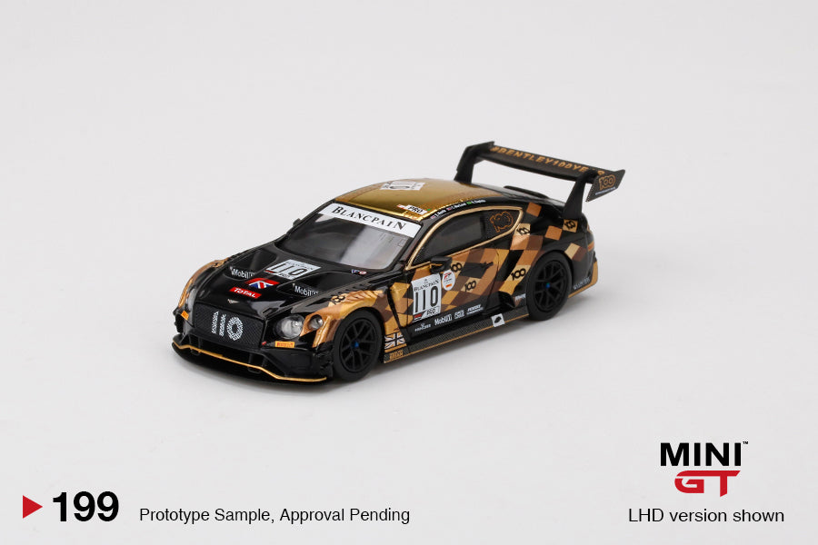 Mô hình xe Mini GT 1:64 Bentley Continental GT3 #110 2019 Total 24 Hours of Spa - MGT00199