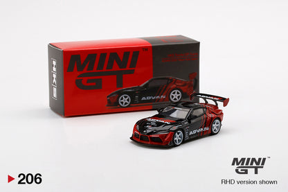 Mô hình xe Mini GT 1:64 HKS ADVAN GR Supra - MGT00206
