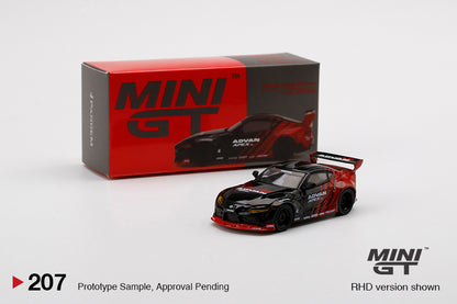 Mô hình xe Mini GT 1:64 Pandem Toyota GR Supra V1.0 Advan SEMA 2019 - MGT00207