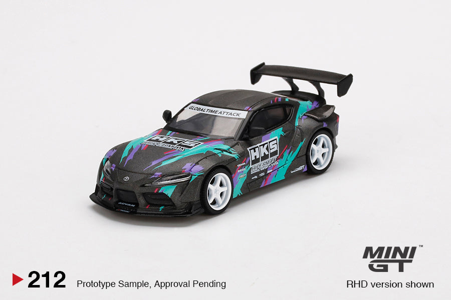 Mô hình xe Mini GT 1:64 HKS Toyota GR Supra 2019 SEMA Presentation - MGT00212