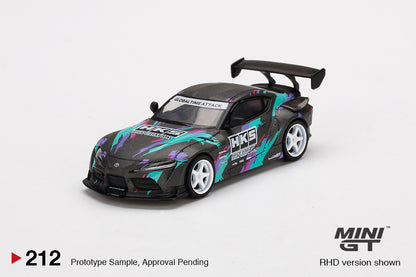 Mô hình xe Mini GT 1:64 HKS Toyota GR Supra 2019 SEMA Presentation - MGT00212