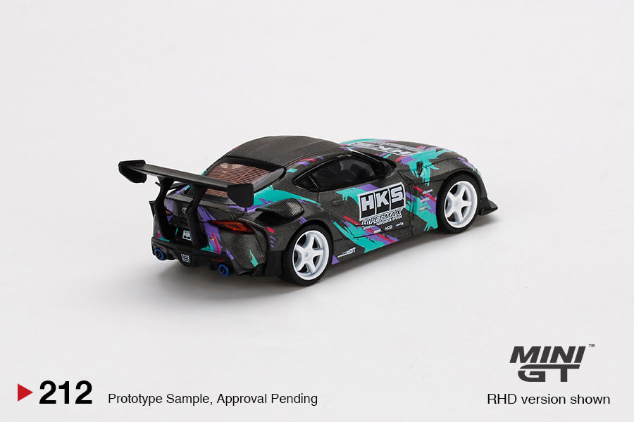 Mô hình xe Mini GT 1:64 HKS Toyota GR Supra 2019 SEMA Presentation - MGT00212