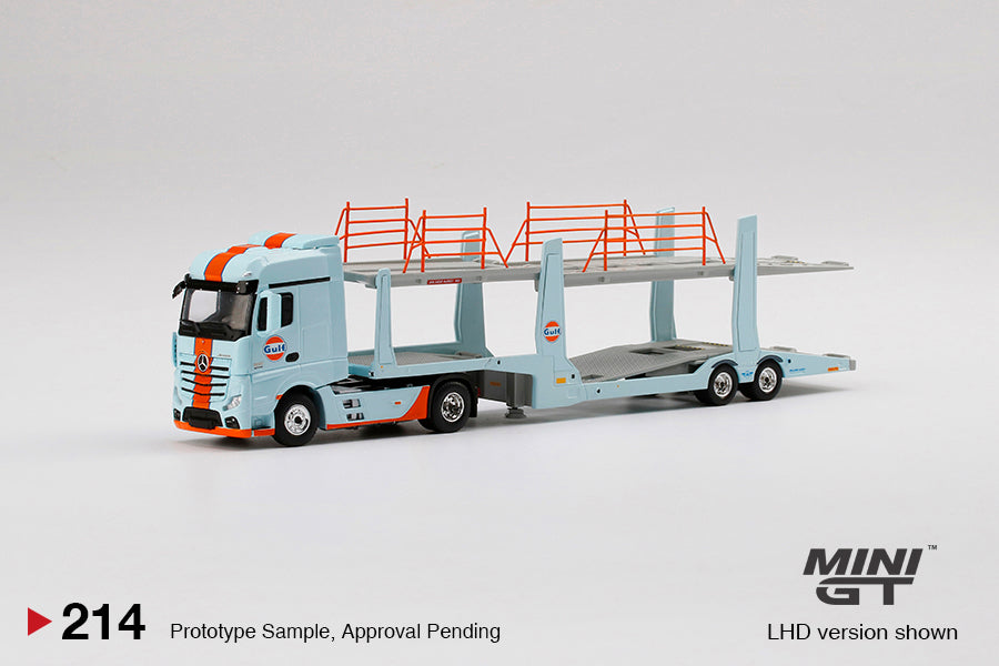 Mô hình xe Mini GT 1:64 Mercedes-Benz Actros w/ Car Carrier trailer - MGT00214