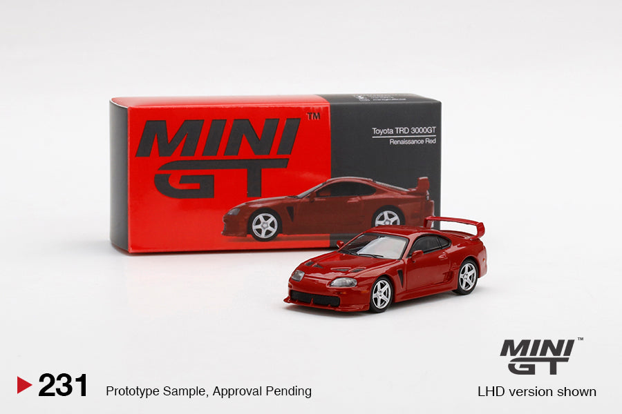 Mô hình xe Mini GT 1:64 Toyota TRD 3000GT Renaissance Red - MGT00231