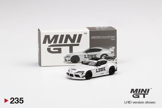 Mô hình xe Mini GT 1:64 LB★WORKS Toyota GR Supra White - MGT00235