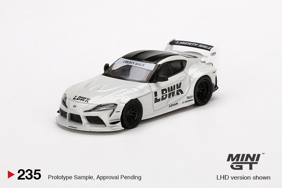 Mô hình xe Mini GT 1:64 LB★WORKS Toyota GR Supra White - MGT00235